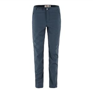 Fjallraven Women’s High Coast Trail Trousers in Navy Blue Size 27-28